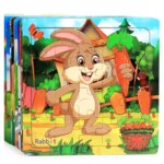 New 20 Piece Montessori 3d Puzzle Cartoon Animal Vehicle Jigsaw Wood Puzzle Game Early Learning Educational Toys For Children (New)