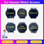 For Huawei GT2 screen assembly with frame GT2Pro/ECG GT2E watch screen display  internal and external integrated display  LCD sc (New)