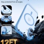 New Magnetic Matte Translucent Armor Case iPhone 17 16 15 14 13 12 11 Pro Max Plus Air 16e Magsafe Wireless Charge Cover (New)