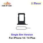 Single SIM Card Tray Holder Slot iPhone 14 14 Plus Single Sim Version Card Tray Holder Black Blue White Replacement(1PC) (New)