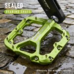 3-Bearing CNC Machined Ultralight Aluminum Alloy Non-slip Bicycle Pedals Cycling Replacement Parts for MTB Road Bike BMX (New)
