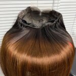 22 inches Double Drawn Straight Human Hair Wigs 300% Density 5x5 Transparent Lace Closure Frontal Human Hair Wig for Black Women (New)