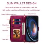 Vivo V70 Case Wallet Book Flip Cover Vivo V70 5G Case Zipper Leather Cover Vivo V 70 VivoV70 Fundas Coque Shell (New)
