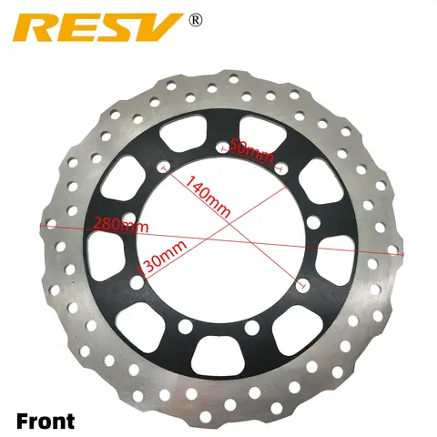 Sb364b2a1623041119c40f96c690a95aaK_480x480q75 RESV 280mm 240mm Kawasaki KL650 KLR650 KL KLR 650 2008-2011 2012-2018 Motorcycle Front Rear Disc Brake Kit 41080-0099-11H (New) - Image 1