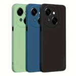Noble Fashion Solid Colour Shockproof Protective Liquid Silicone Phone Case Tecno Spark Go1  Spark Go 2025 (New)