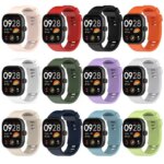 Replacement Silicone Strap for Redmi Watch 4 Smart Watch Replacement Sports Bracelet Wristband Soft Bracelet Watch Accessories (New)