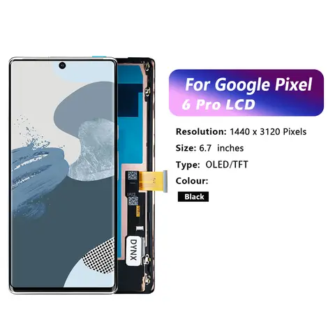 Sb40ad468c57340779ff41eb9f41bce5eI_480x480q75 New 6.7'' Screen AMOLED For Google Pixel 6 Pro GLUOG G8VOU LCD With Bracket Display Touch Screen Digitizer Assembly Replacement (New) - Image 1