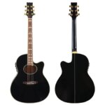 41 Inch Cutaway Design Electric Acoustic Guitar High Gloss Laminated Spruce Wood Top 6 String Basswood Body Folk Guitar with EQ (New)