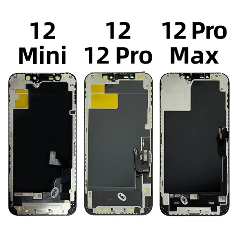 Sb4547fe6cac74b4d99bab7e3d6d7e73bC_480x480q75 INCELL 16 Pro Max iPhone 12 LCD 12Pro Display 13ProMax Screen Face ID Touch 15 14 Plus 13 MINI Display 15 Pro Max 16 16Pro (New) - Image 1