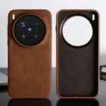 Retro PU Leather Shockproof Phone Case For Vivo X300 X200 X100 Ultra X90 X80 Pro V50 Lite X FOLD 3 5 Pro PC Hard Cover Funda (New)