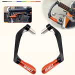 Motorcycle CNC 7/8" 22mm Handlebar Grips Brake Clutch Levers Guard Protector For DUKE 990 For Super DUKE 1390R 2024-2025 (New)