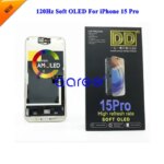 DD Br 120Hz Soft OLED LCD Display iPhone 15 Pro LCD Display iPhone 15 Pro Display LCD Screen Touch Digitizer Assembly (New)