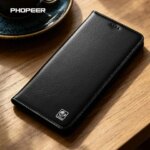 Luxury Genuine Leather Flip Phone Case LG G8 7 6 5 S V60 50 40 30 20 S X ThinQ Mini 5G Little Water Ripple Phone Case (New)