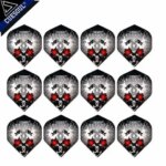 CUESOUL 12PCS Dart Flights Customized Darts Leaves Accessories Dragon Series (New)