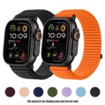 Nylon Watch Strap Apple Watch Series 11 10 9 8 7 6 SE WatchB 46mm 45mm 44mm Ultra 42mm 41mm 40mm 38mm iWatch Bracelet (New)