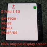 The Original AMOLED Has a Defective Inner Screen with Z-Fold 3, Which Is Used as a Display Component for F926, F96B, F926N LCD (New)