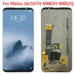 Original AMOLED Meizu 16 16th 16X 16S 16XS 16T 16Plus 16SPro LCD Display Touch Screen Digitizer Assembly Replacement Parts (New)