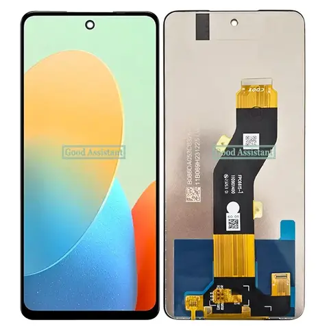 Sb523601c68d54c9284fc90cc68221b0eK_480x480q75 66 Inch Black Tecno Pop 8 BG6h BG6i LCD Display Touch Screen Digitizer Assembly Replacement With Frame (New) - Image 1