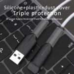 Data Cable Protective Cover Anti-Breakage Charging Cable Protector Cable Winder Suitable Apple Huawei Oppo Xiaomi Vivo Exclusive iPhone Phone Charger Anti-Damage Connector Protective Case (New)