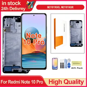 Sb56a9b805e224c2197badaaa0918ce0ap_300x300q75 6.67 LCD Xiaomi Redmi Note 10 Pro LCD Display Touch Screen Redmi Note10 Pro M2101K6G LCD Display with Frame Replacement Bangladesh (New) - Image 1