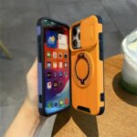 Luxury Wireless Charging Case For iPhone 11 16 12 13 14 15 17 Pro Max Plus Magnetic Ring Bracket Camera Protection Cover (New)