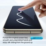 1-3 Pieces VIVO X Fold 5 3D Curved Full Glue Tempered Glass Screen Protectors Dust Free Premium Film Easy Installation (New)