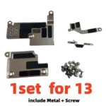 2Set Inner Metal LCD Battery Cover Plate with Screws iPhone 11 12 13 Pro Max 14 Plus Bracket Holder Clip Screw Parts (New)