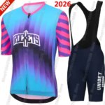 Unibet Tietema Rockets 2026 Cycling Jersey Set Summer Bicycle Clothing Road Bike Shirts Suit Bicycle Bib Shorts MTB Ropa Maillot (New)