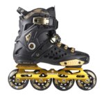 Original Inline Roller Skates PU 4 Wheels Flat Frame Patines For Slalom Sliding FSK Street Road Skating Adult Kids Skating Shoes (New)