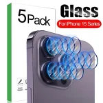 Phone Back Camera Tempered Glass Screen Protector iPhone 15 15Plus 15Pro Max Accessories Rear Lens Anti Scratch Glass Film Bangladesh (New)