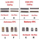 2 Samsung NOTE 20 Ultra/Note20 N980 N981 N986 N985 LCD Display USB Charger Battery WiFi Antenna FPC Connector On Board Bangladesh (New)
