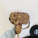Advanced Womens 2026 New Retro Printed Wide Shoulder Strap Small Square Bag Fashion Single Shoulder Diagonal Cross Bag Trendy (New)