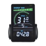 M6C 24V/36V/48V/60V Electric Bike Computer Wireless Stopwatch Waterproof Cycling Odometer Bicycle Accessories Speedometer (New)