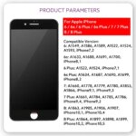 Wholesale OEM AAA+ Display for iPhone 6 6S 6Plus 7Plus 8Plus LCD Display Touch Screen Digitizer Assembly For iPhone LCD Pantalla (New)