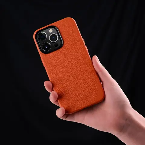 Sb7b4ed2885cb45cda180cce25e93ed38K_480x480q75 Melkco Imported Premium Leather Case iPhone 13 Pro Max 12 Pro 12 Mini Genuine Cowhide Skin Business Mobile Phone Cover (New) - Image 1