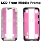 2pcs Front Bezel Frame with Adhesive Tape iPhone 12 13 14 15 16 Pro X Xs Max Mini LCD Middle Frame Repair Parts (New)