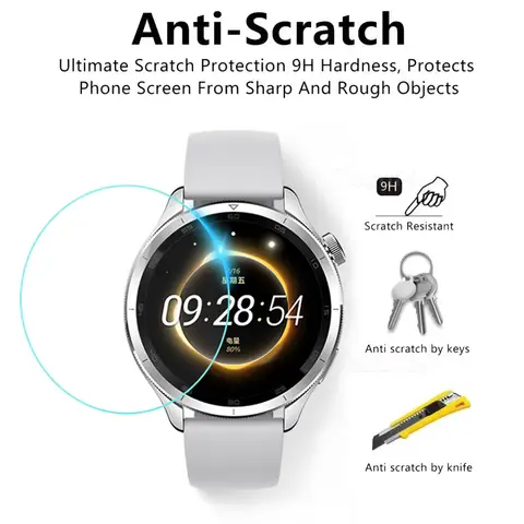 Sb88de87e8b284fbdbe0148d083db827aF_480x480q75 Tempered Glass Xiaomi Mi Watch S4 Smartwatch Screen Protector Film Anti-Scratch Xiaomi Mi Watch S3 Film Accessories (New) - Image 1