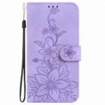 Cute Lily Phone Case LG G9 Velvet Stylo 7 6 5 K40S K41S K51S K42 K50 K52 K61 K62 K71 Q60 Flower Wallet Protect Coque D26F (New)