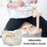 Embroidery Hoop Holder Desktop Adjustable Rotatable Embroidery Stand Frame For Sewing DIY Art Craft Needlework Stitching (New)