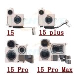 Rear Camera iPhone 15 Pro Max 15pro 15 Plus Back Camera Main Lens Flex Cable Mobile Phone Replacement Parts 100% Tested (New)
