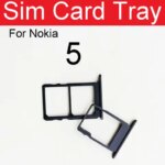 Single & Dual Sim Card Tray Nokia 5 51 Plus X5 SIM SD Card Slot Holder Adapter Repair Parts TA-1024 TA-1027 TA-1044 TA-1053 (New)