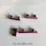 Side Button Volume Vibrate Switch Power Lock Side Mute Button Full Set iPhone 16 16Plus 16Pro 16ProMax (New)