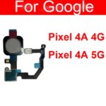 Google Pixel 4A 4G 5G Fingerprint Sensor Menu Button Flex Cable Touch Home Side Button Flex Cable Repair Parts (New)