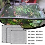 Durable Magnetic Fish Tank Lid Cover DIY Easy Installation Aquarium Anti-jump Net Fish Tank Top Protective Cover Aquarium (New)