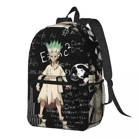 Sba89a224301342deb4338f8d1f7756002_480x480q75 Senku Ishigami Dr Stone Apan Anime Backpack Daypack Large Capacity Children BookBag School Bag Shoulder Bags for Men Women (New) - Image 1