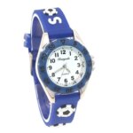 High Quality New Fashion Color Cartoon Football Students Children Watch Quartz Watch Electronic Wristwatch Gifts Boys Watches (New)
