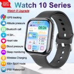2026 New For Apple GPS Watch 10 Smart Watch Men HD AMOLED Memory Music 3D Surround Bluetooth Call Waterproof Smartwatch Woman (New)
