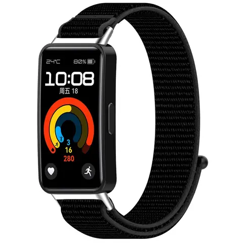 Sbab30be863d14e95a538301e0fb7d1e42_480x480q75 Nylon Loop Strap Huawei B 9 9NFC Smart Watch Bracelet Wristb Replacement Correa Huawei B 8 B Accessories (New) - Image 1