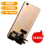 iParts Replacement New Display Tecno Camon 40 Pro 4G CM6 5G CM7 144Hz AMOLED Touch Screen With Frame Assembly OEM Tested (New)