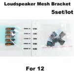 5set Full Bottom Loudspeaker Mesh iPhone 7 8 Plus XR X 12 11 XS Pro Max Charging Port Anti Dust Grill Net Bracket Parts (New)